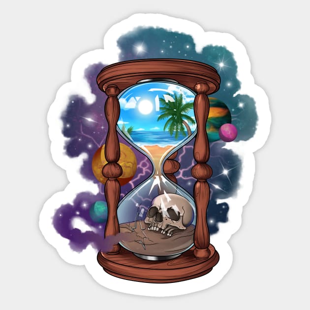 Sand Clock Sticker by Lycane